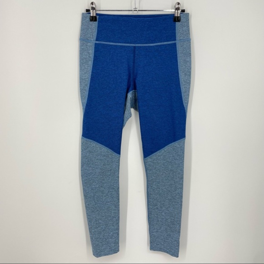 Outdoor voices blue two tone leggings Sz S‎